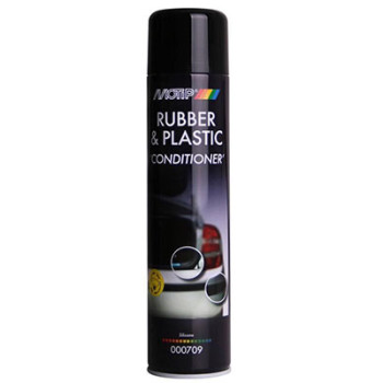 Soluție pentru intreținerea cauciucului și plasticului MOTIP Rubber&Plastic, spray, 600ml 000709